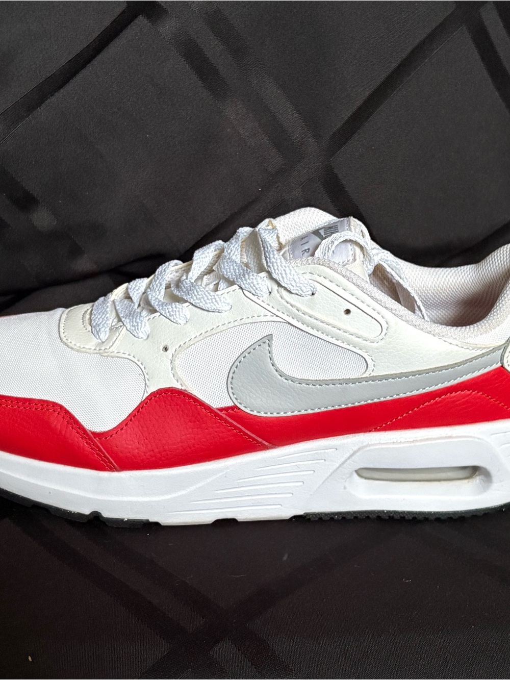 Nike Air Max SC Men's Shoes Red White Wolf Grey University Red Size 9.5